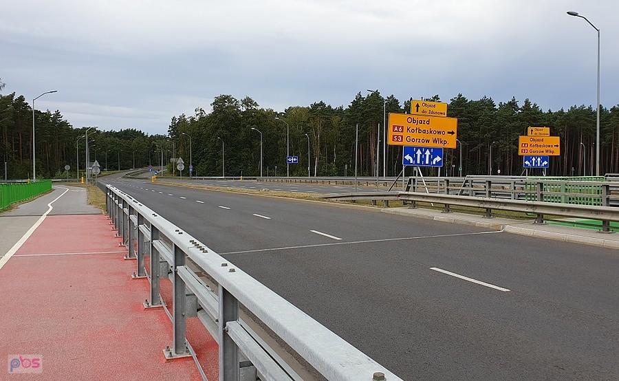 Nad A6 - węzeł Dąbie