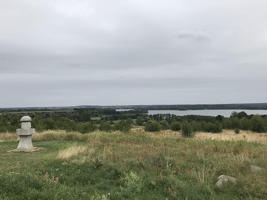 Jezioro Chrzypskie - punkt widokowy w Łężeczkach