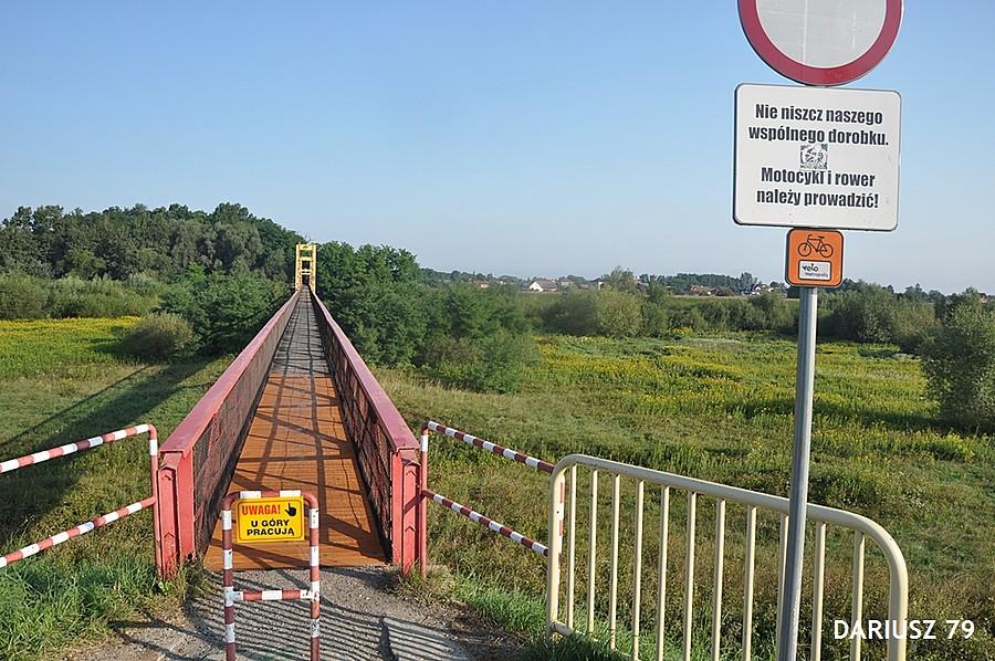 Mikluszowice - Kładka Pieszo-rowerowa ma rzece Raba