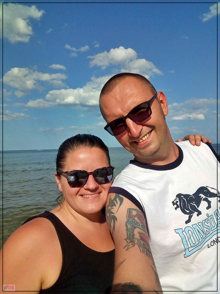 Nad "morzem" w Sopocie ;-)