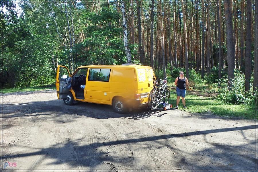 Krótki postój w lesie