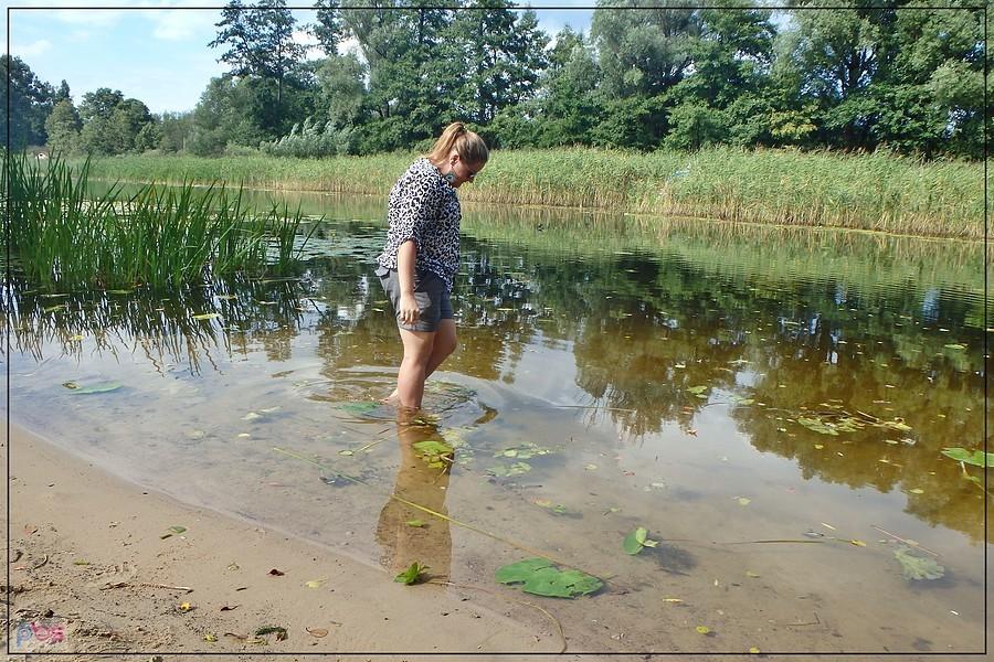 Pierwsze wodowanie Justyny w Miłomłynie