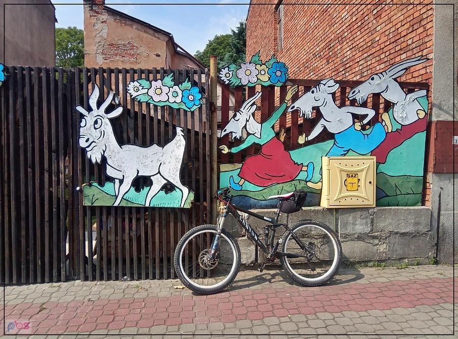 Matołokwy mural w Pacanowie