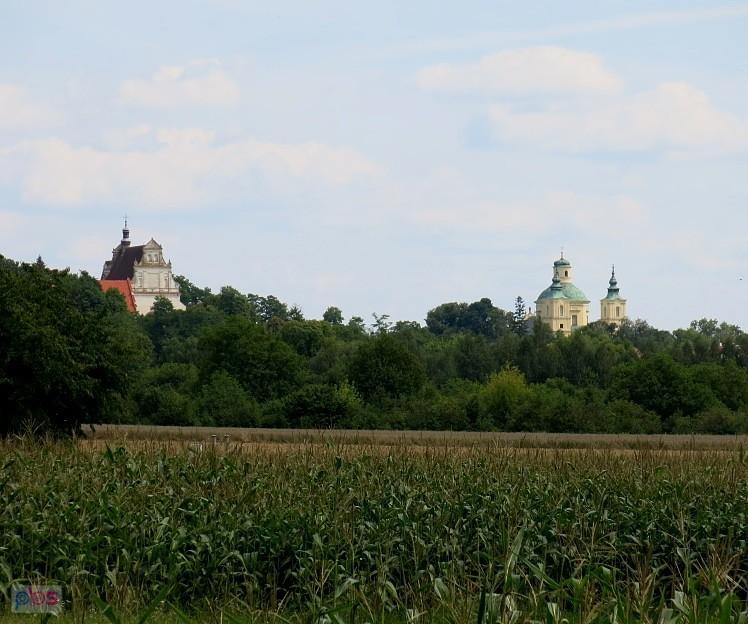 Klimontów w oddali