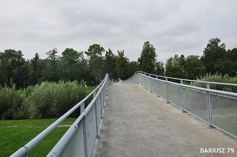 Frydek-Mistek - Kładka nad rzeką Ostravice