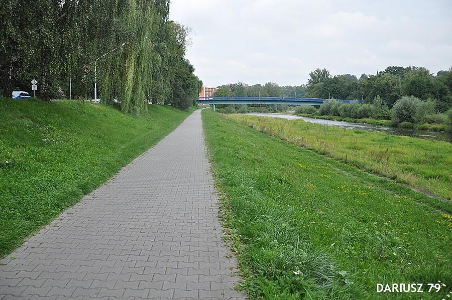 Frydek-Mistek - Droga rowerowa wydłuż rzeki Ostravice