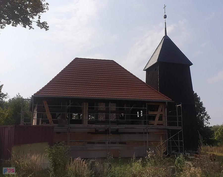 PODAŃSKO (niem.Puddenzig) Kościół filialny p.w. św. Stanisława Kostki z XVIII w.