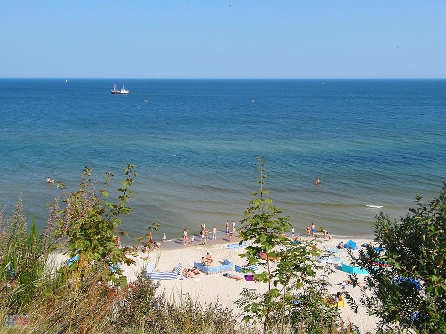 Widok z .Campingu "Horyzont" Chłapowo