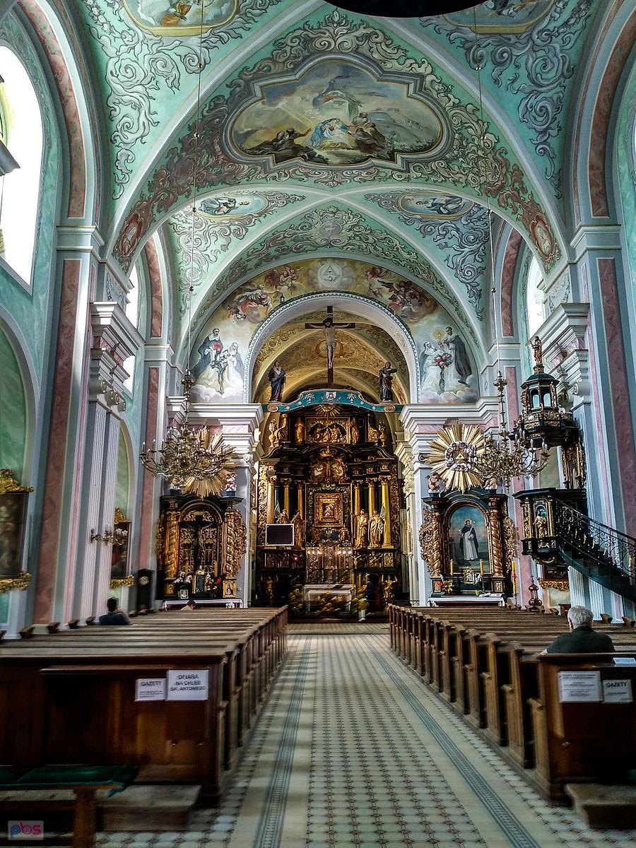 Wnętrze kościoła NMP w Tarnobrzegu