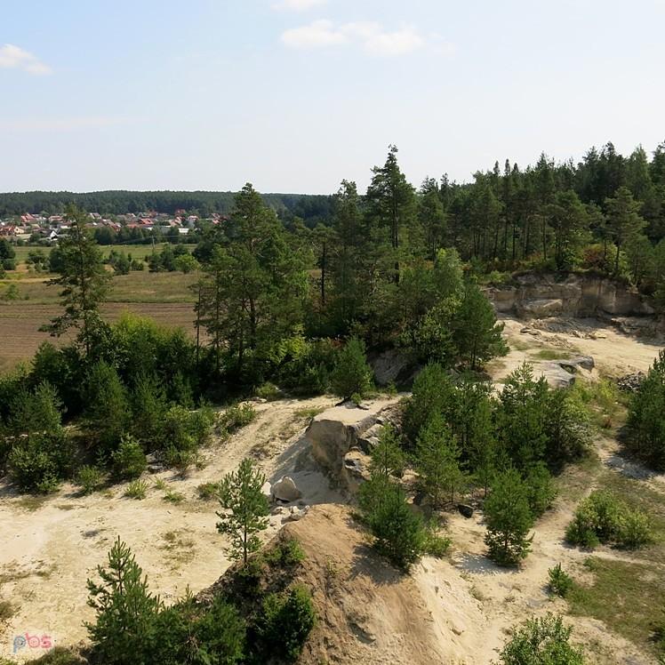 Widok z baszty na kamieniołom