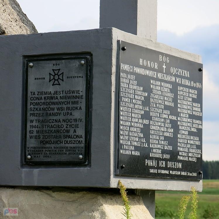 62 mieszkańców zamordowanych przez UPA w 1944r