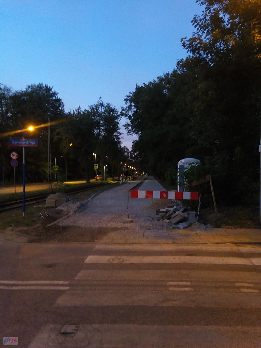 Jednak to będzie ddr i nowy chodnik na Kaliskiego