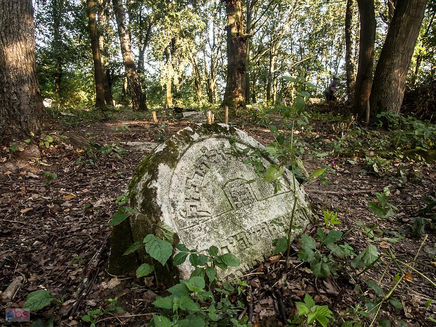 Macewy na terenie kirkutu