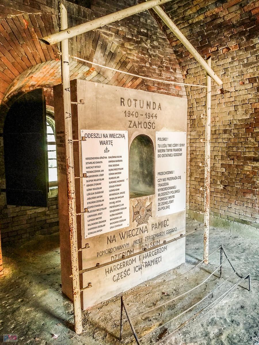 Wnętrza rotundy w Zamosciu