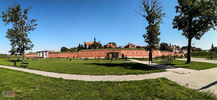 Widok na stare miasto w Zamościu