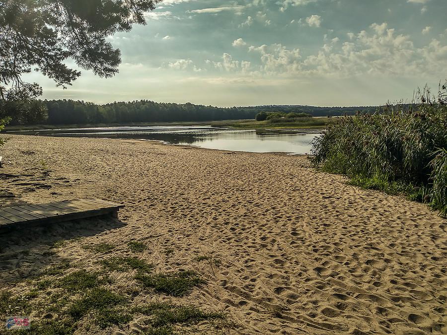 Plaża przy stawach Echo