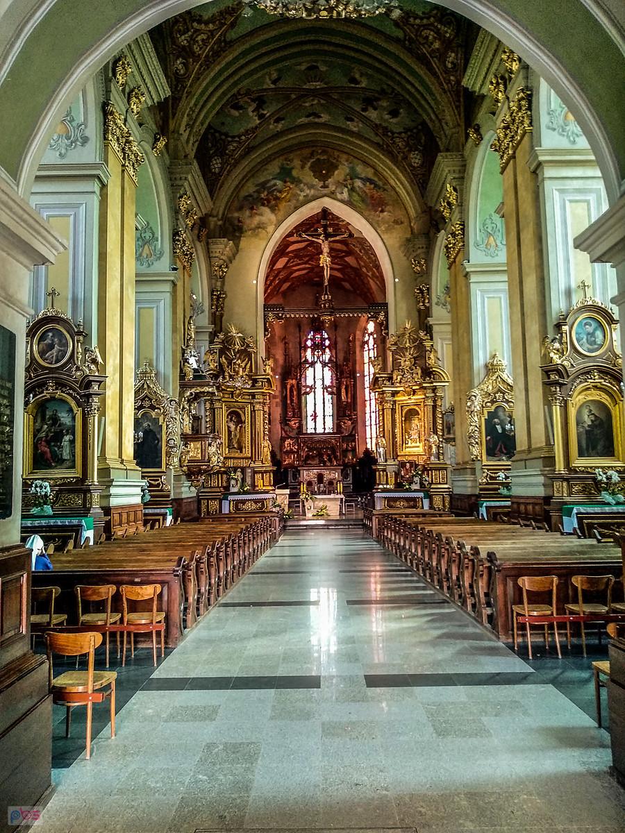 Wnętrze archikatedry w Przemyślu