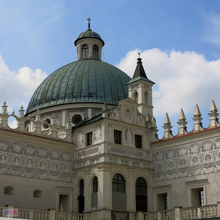 Baszta Boska od strony dziedzińca - Krasiczyn