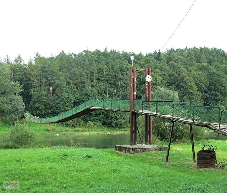 Kolejna kładka nad Sanem