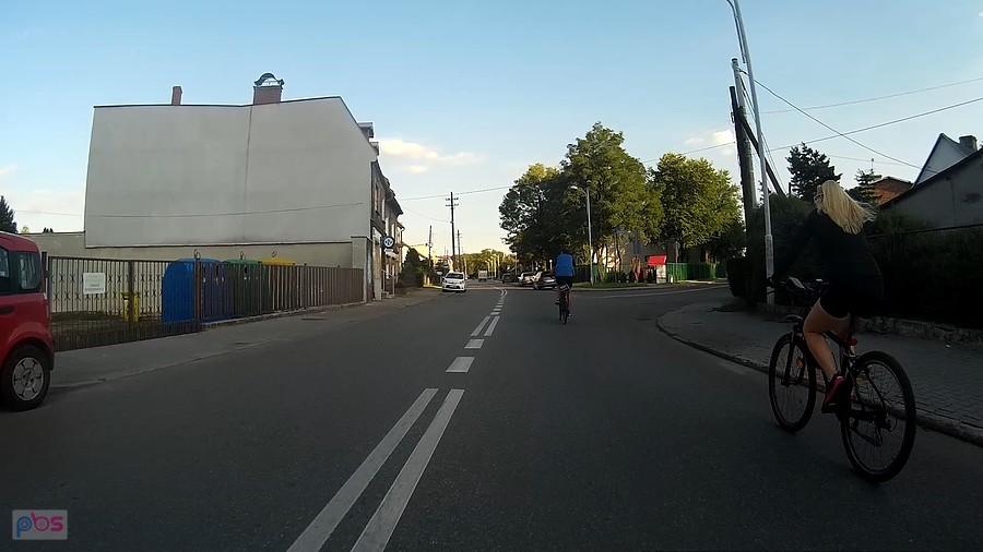 Rowerzyści na Halembie