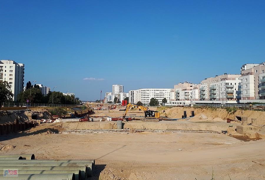 Budowa tunelu POW na Ursynowie