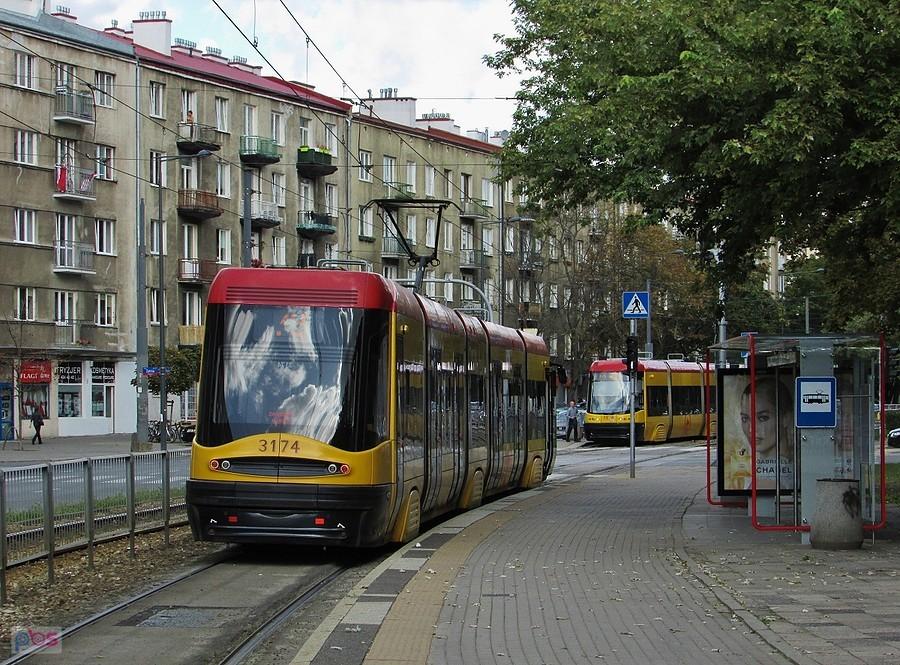 Tramwaje na Okopowej