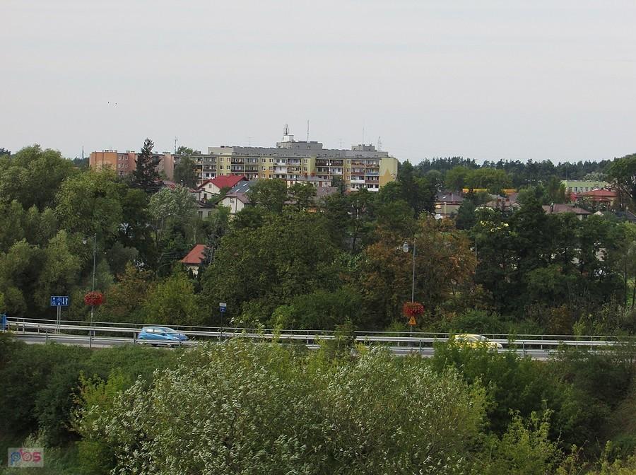 Sochaczew - widok z wzgórza zamkowego