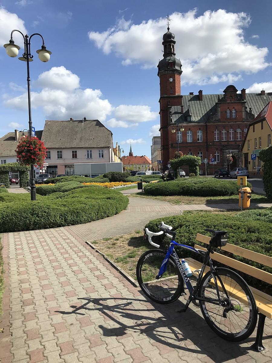 na rynku w Drezdenku