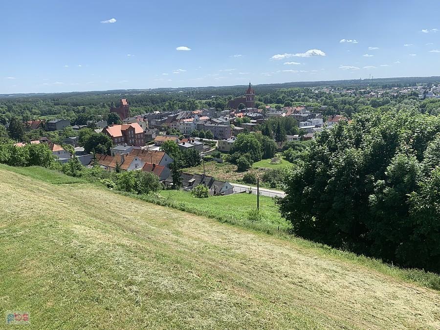 panorama z zamku Golub