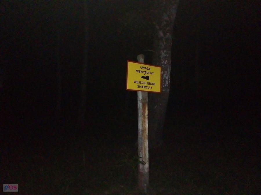 Tak, jestem na terenie poligonu