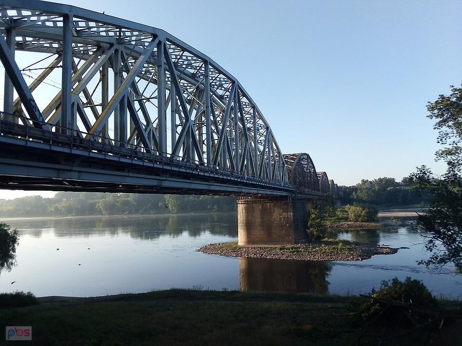Most kolejowy im. Ernesta Malinowskiego. Toruń