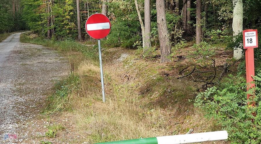 Wjazd na dojazd pożarowy 18