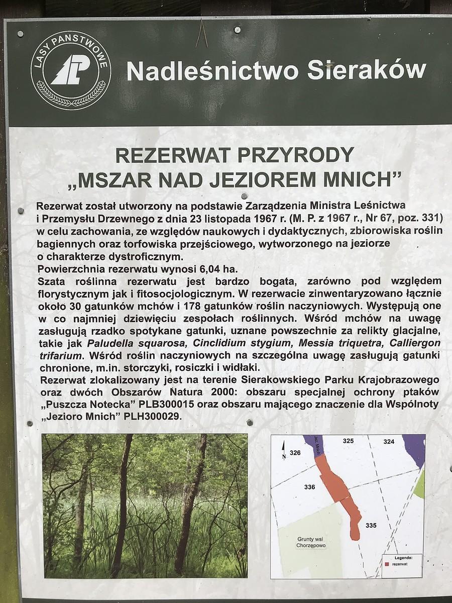 Rezerwat Przyrody "Mszar nad Jeziorem Mnich"