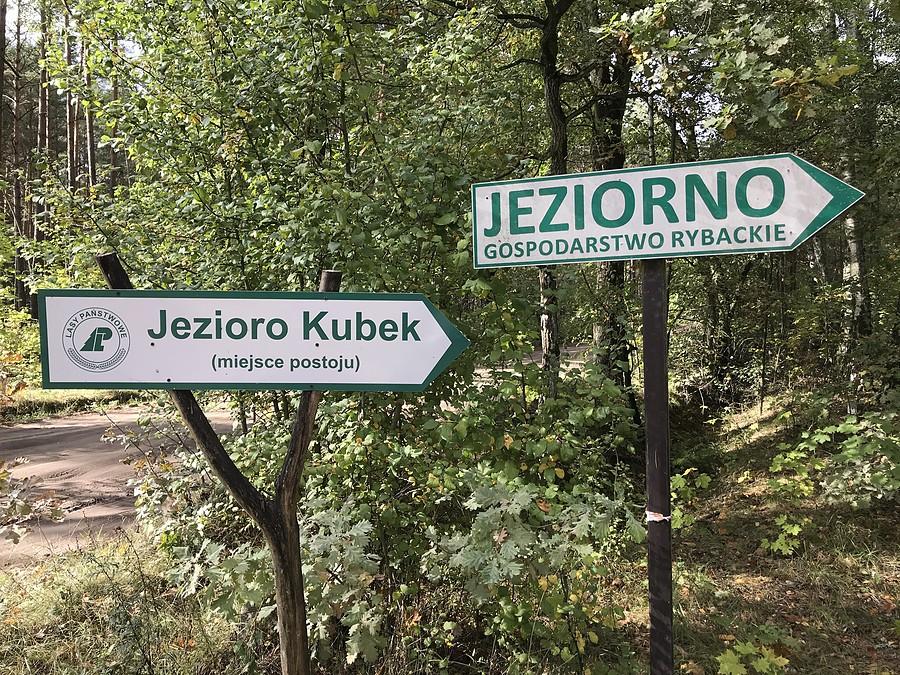 kierunek Jeziorno nad jeziorem Kubek