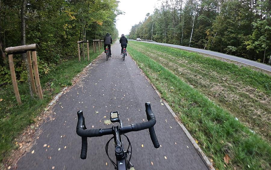 Na odcinku Obrzycko - Szamotuły mamy taką świetną rowerówkę