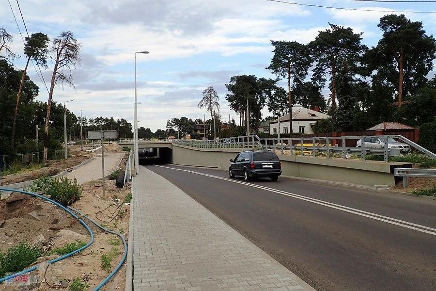 Otwock (Świder) nowy tunel w ciągu ul. Majowej - pod linią kolejową Warszawa - Dorohusk