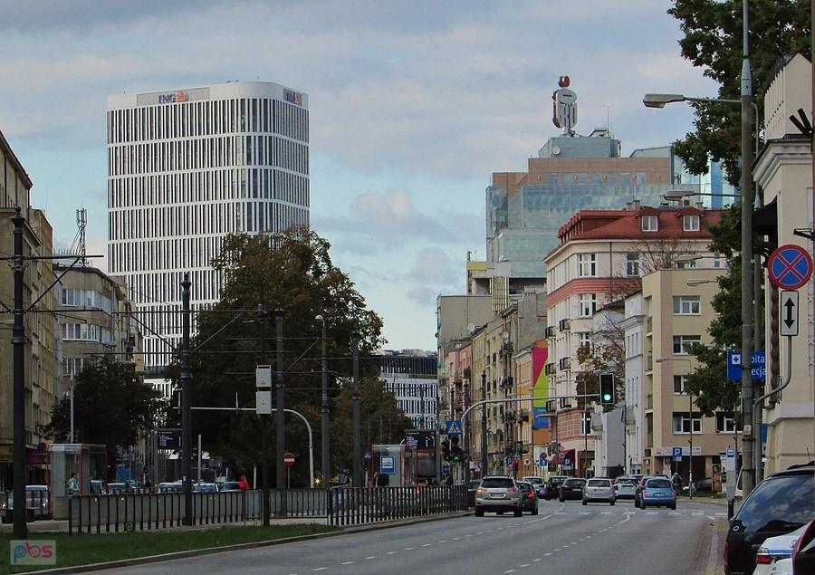 Puławska - widok w kierunku placu Unii Lubelskiej
