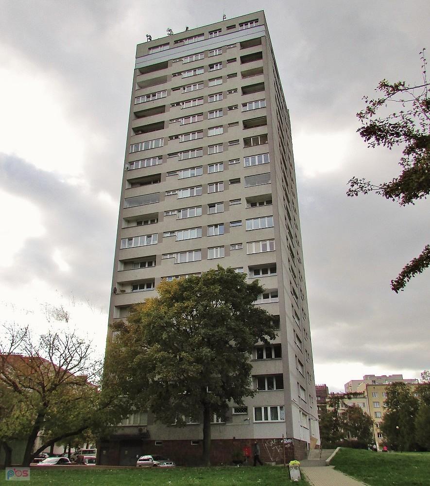 Charakterystyczny punkt rozpoznawczy - perelowski wieżowiec nad Morskim Okiem