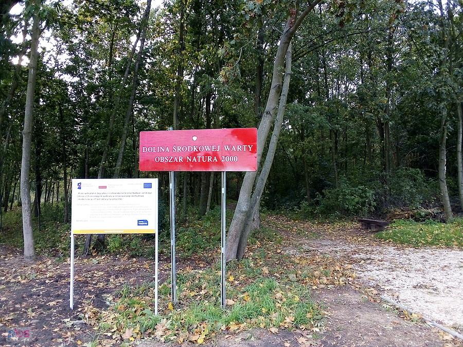 Tuż obok budynku wjazd na ścieżkę