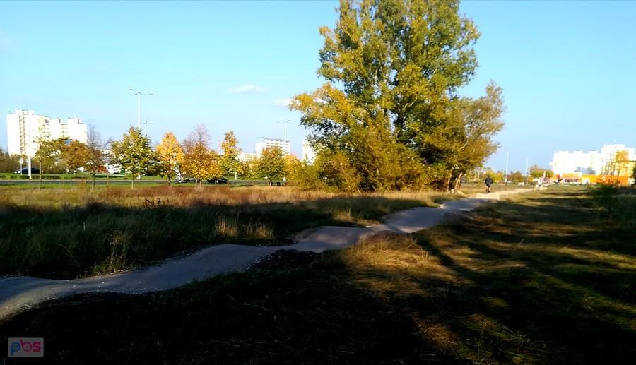 Ścieżka a'la pumptrack w Toruniu