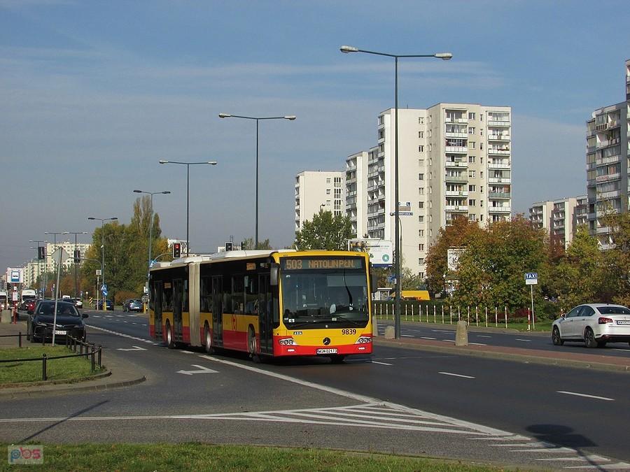 Autobus linii 503 na Ursynowie