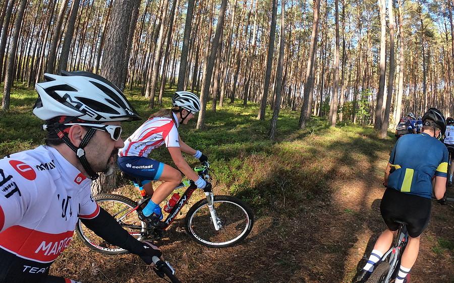 Kręcenie MTB w towarzystwie Darii to sama przyjemność :)