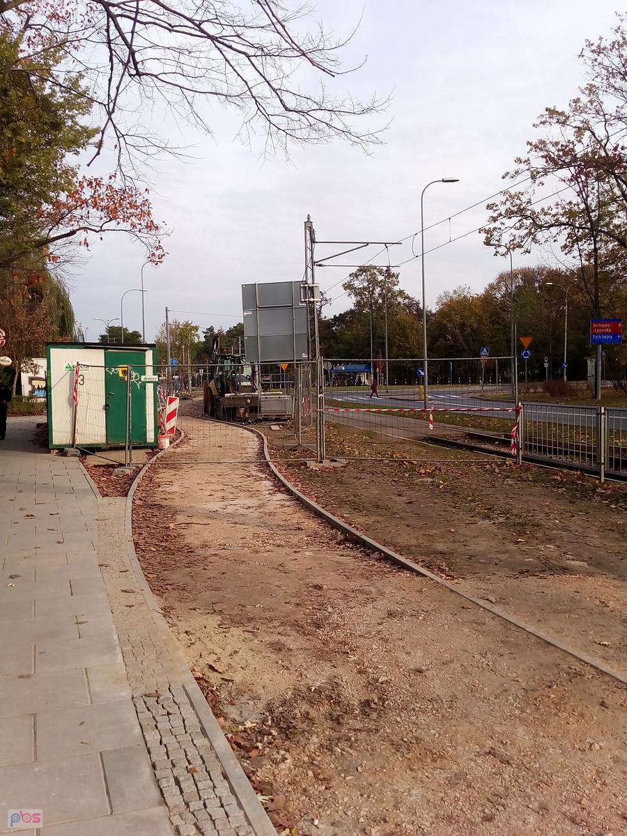 Budowa ddr na Kaliskiego