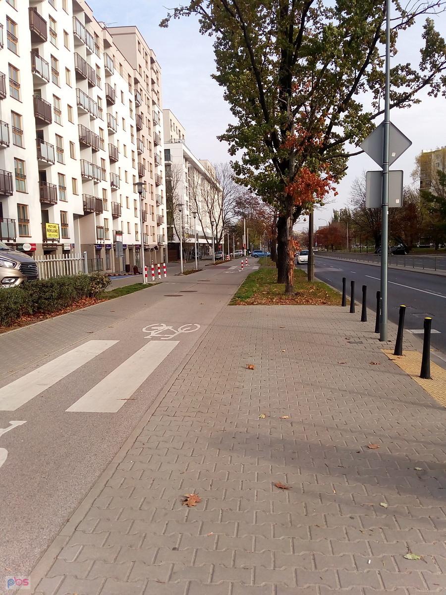 Ładna asfaltowa ddr na Sokratesa