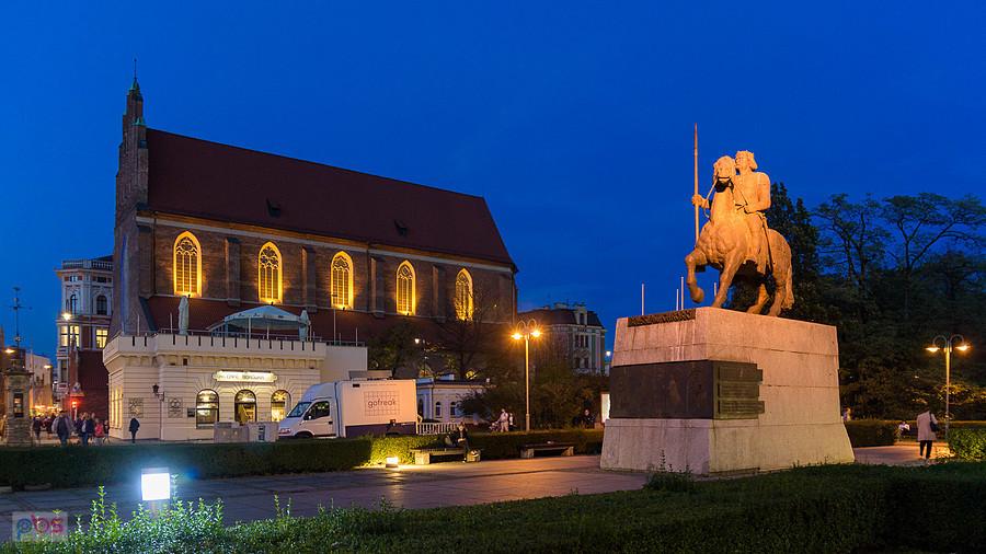Kościół Bożego Ciała i Pomnik Bolesława Chrobrego - Wrocław