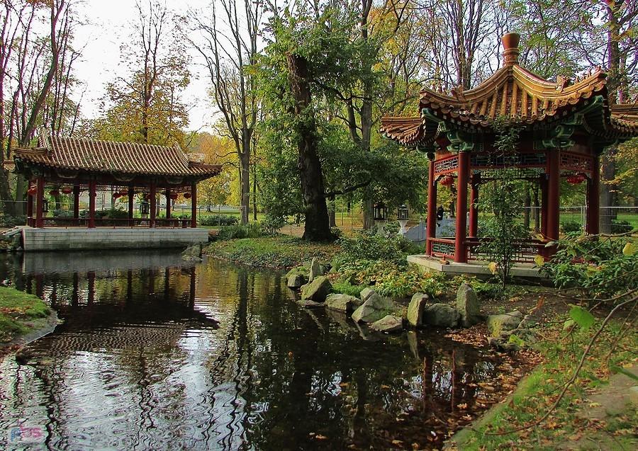 Ogród Chiński powstał przy współpracy z chińskimi architektami z Muzeum Księcia Gonga w Pekinie