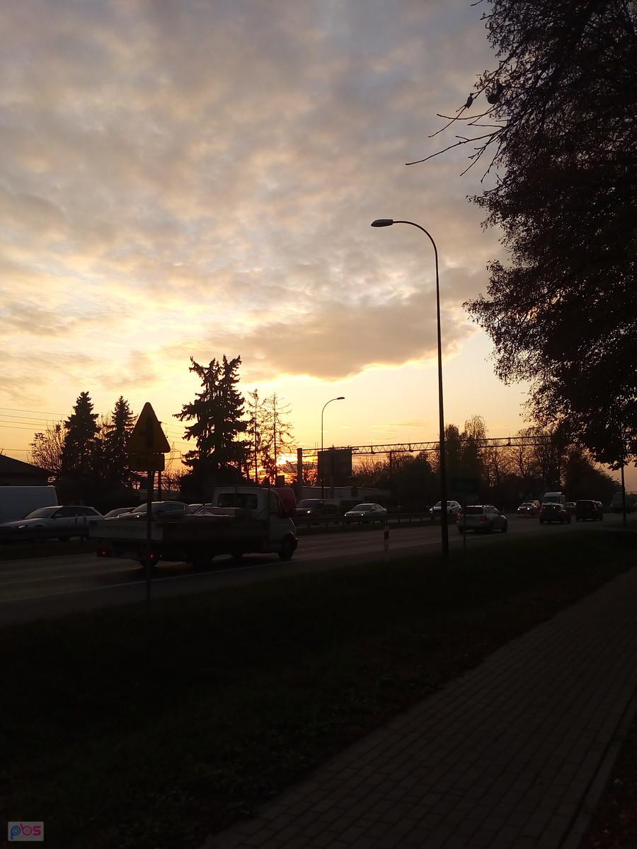 Słońce przebiło się przez chmury