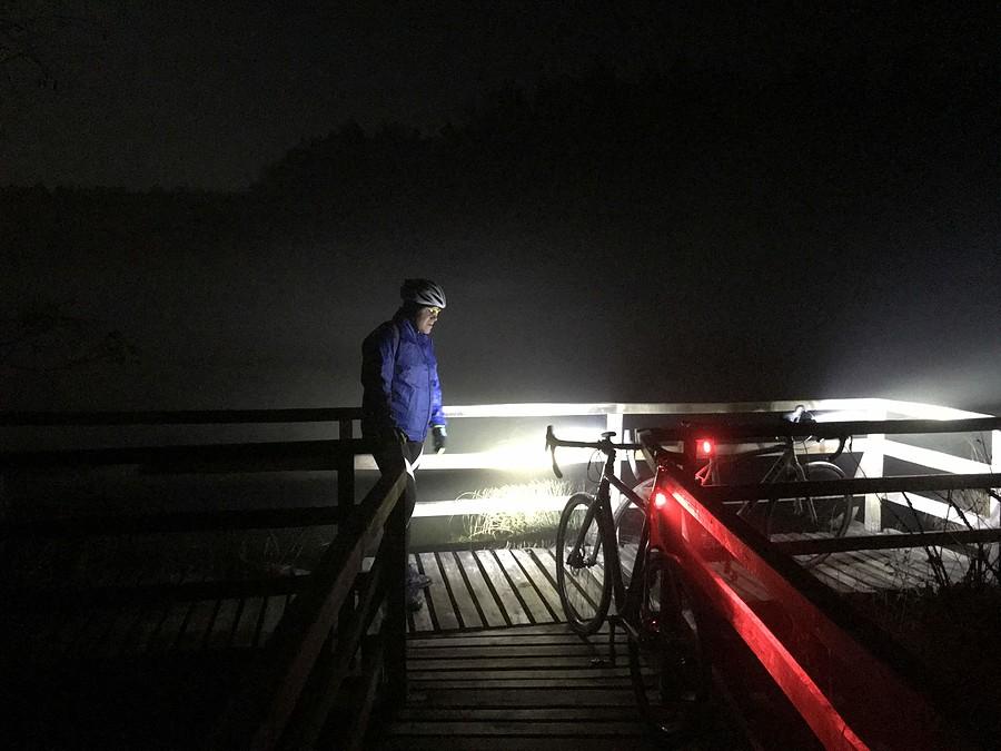 Wilcze Błoto nocą...