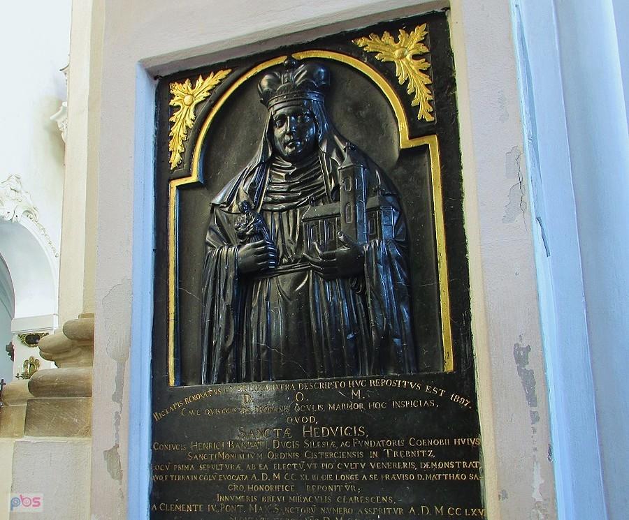 Sancta Hedvigis principissa Silesiae - epitafium w bazylice trzebnickiej