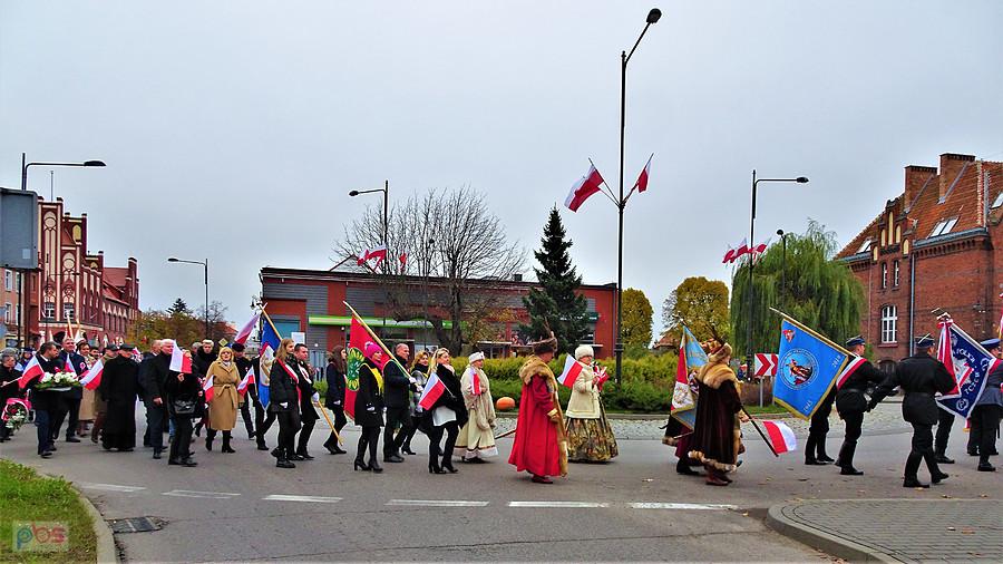 Jesień na rowerze... Dzień Niepodległości - Tczew.